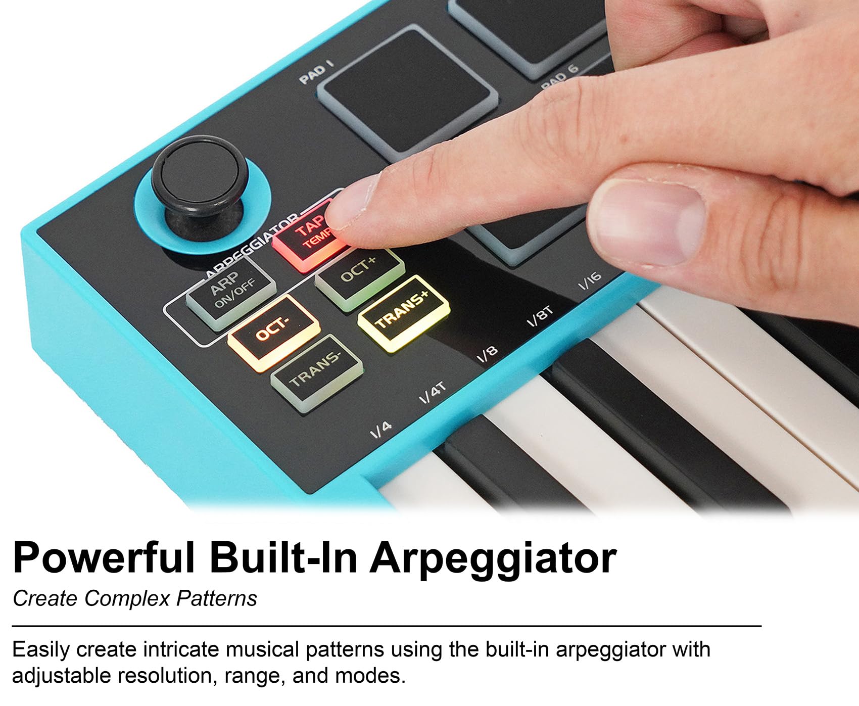 Amazon.com: Rockville M25 25 Key USB Wireless MIDI Keyboard